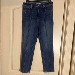 LOFT Dark Blue Ankle Jeans
